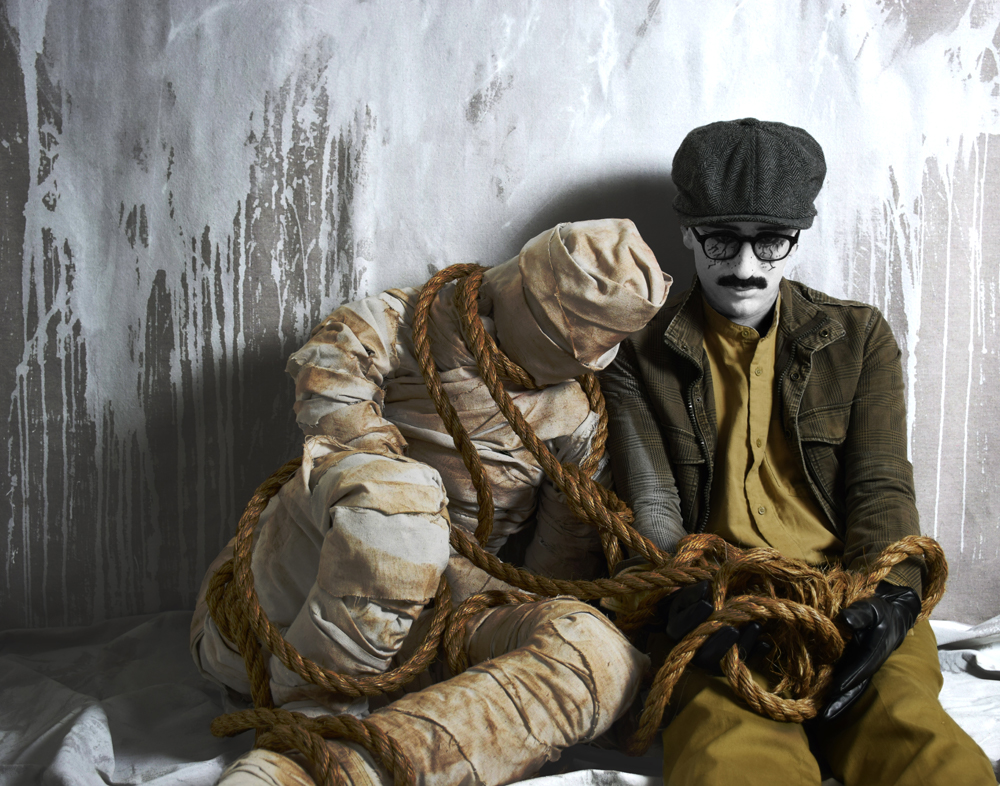 A Demand for Silence — self-portrait by Feris