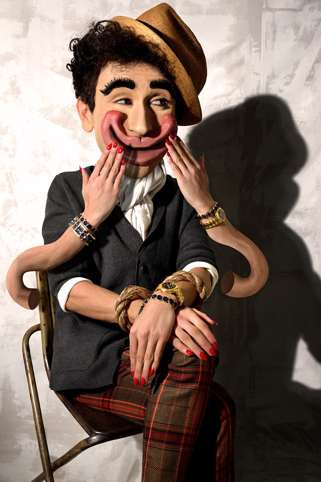 oh no. — self-portrait by Feris