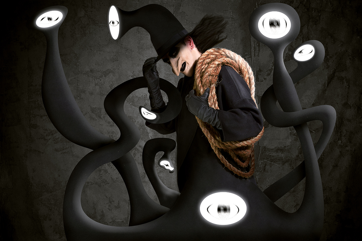 A Demand for Strength — self-portrait by Feris